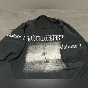 トップス YZY VOLUME 1 LONG SLEEVE Kanye West YZY Yeezy Gosha Vultures Long Sleeve Shirt Volume